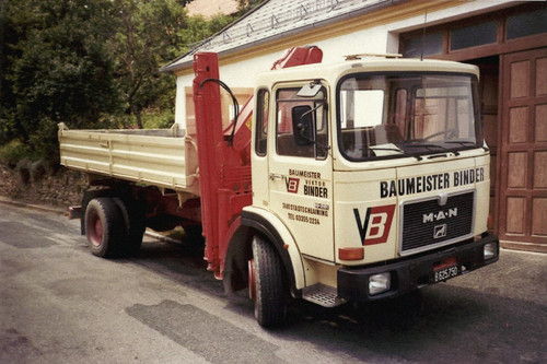 60 Jahre Binderbau - Geschichte - Alter LKW