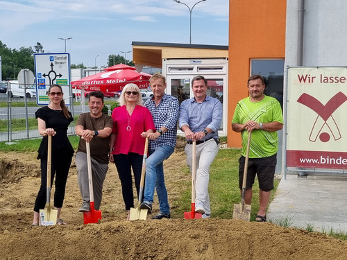 Spatenstich für unseren neuen Gewerbepark in Kemeten